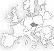 map Gold fren CZECH REPUBLIC