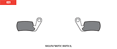 Pastiglie per mountain bike